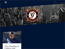 Tablet Screenshot of gothambaseball.com